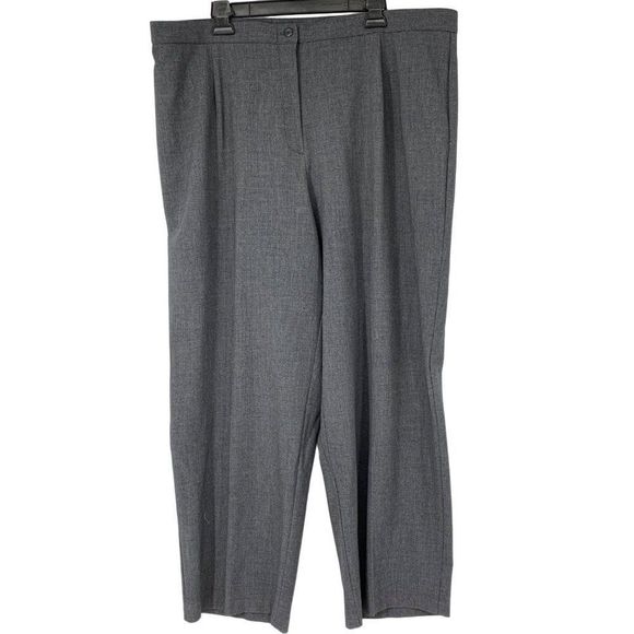 Dressbarn Dress Pants Gray Elastic Slimming Size 22W Stretch Relaxed 2982 - Picture 1 of 7